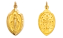 Macy's 14k Gold Charm, Miraculous Medal Charm